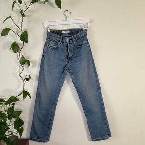 Moussy Vintage Denim Medium Wash Jeans - FLAW